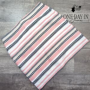 Loft Striped Mini Skirt Size 10